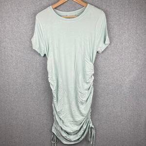 L3022 Destination Maternity Women's Ruched Bodycon Dress Size Medium